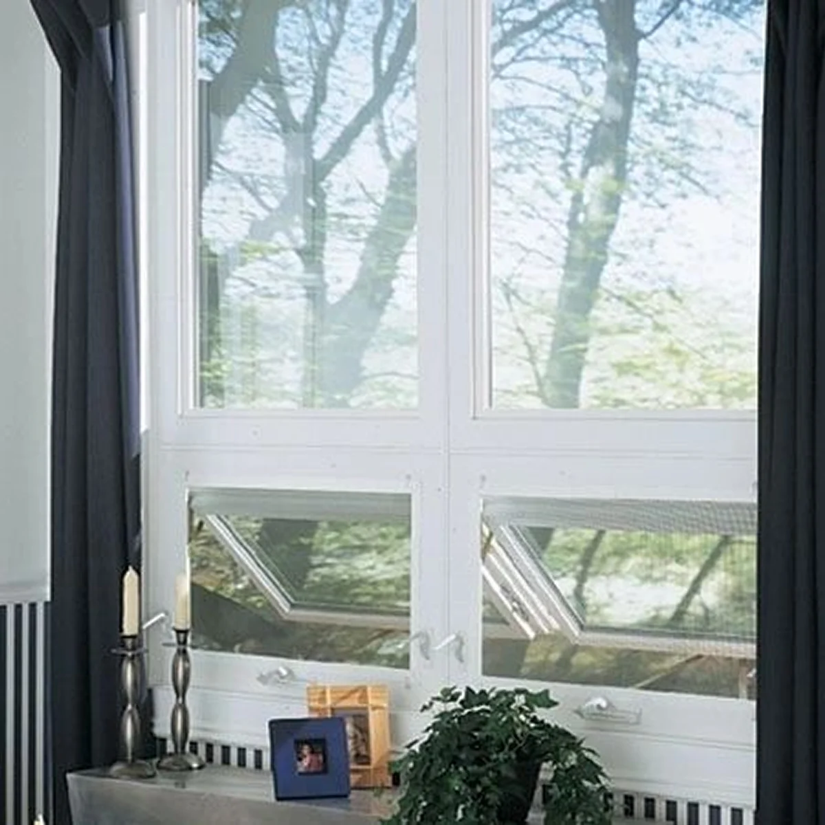 Awning windows with a clean-line design