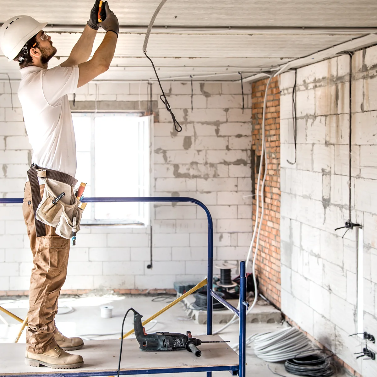 Basement living-space renovation