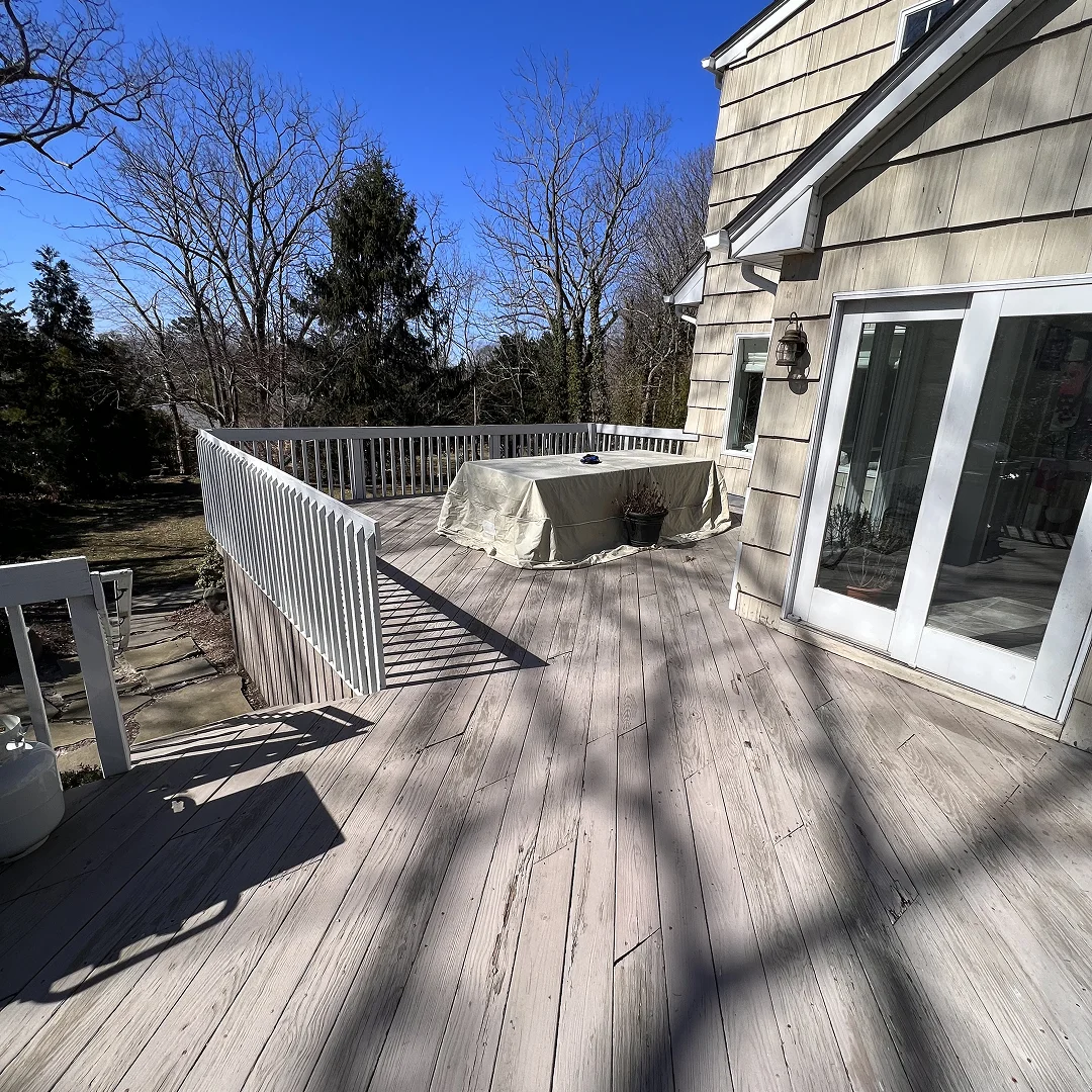 Residential deck construction
