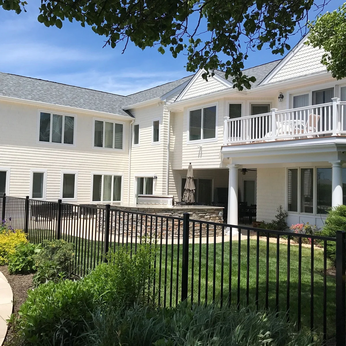 Completed exterior renovation
